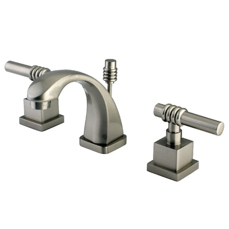 KS4948QL Milano Widespread Bathroom Faucet, Brushed Nickel